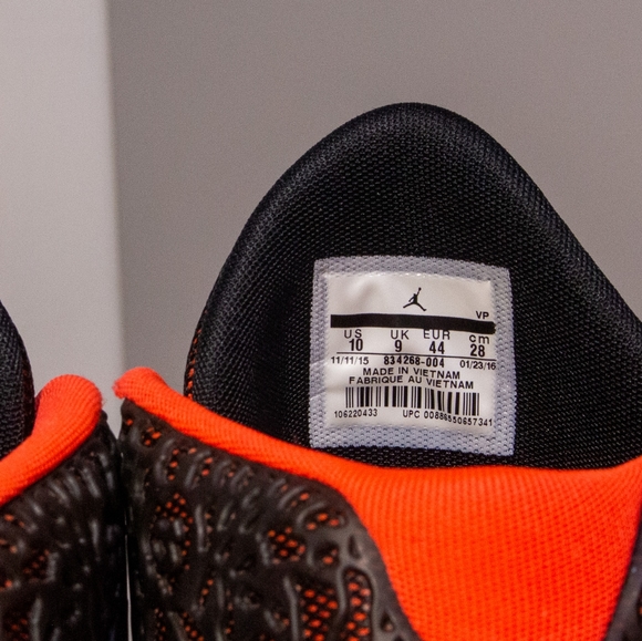 Nike Air Jordan Ultra Fly Black / Infrared 23 - Picture 3 of 7